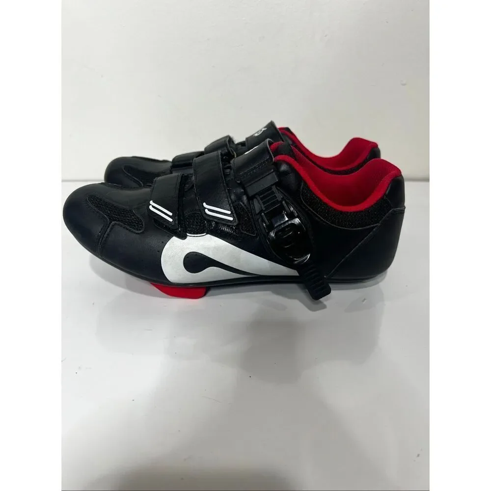 Peloton Black Red Biking Cycling Spin Sneakers Sz 39